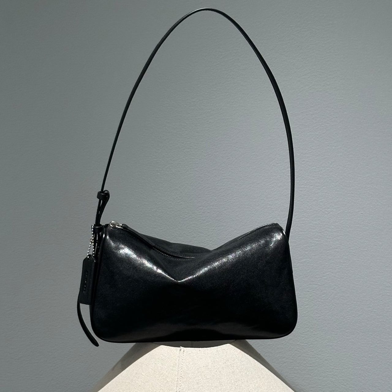 [PD1169] Washed Vegetable-Tanned Top-Grain Cowhide Leather Shoulder & Crossbody Sling Bag for Women PD1169