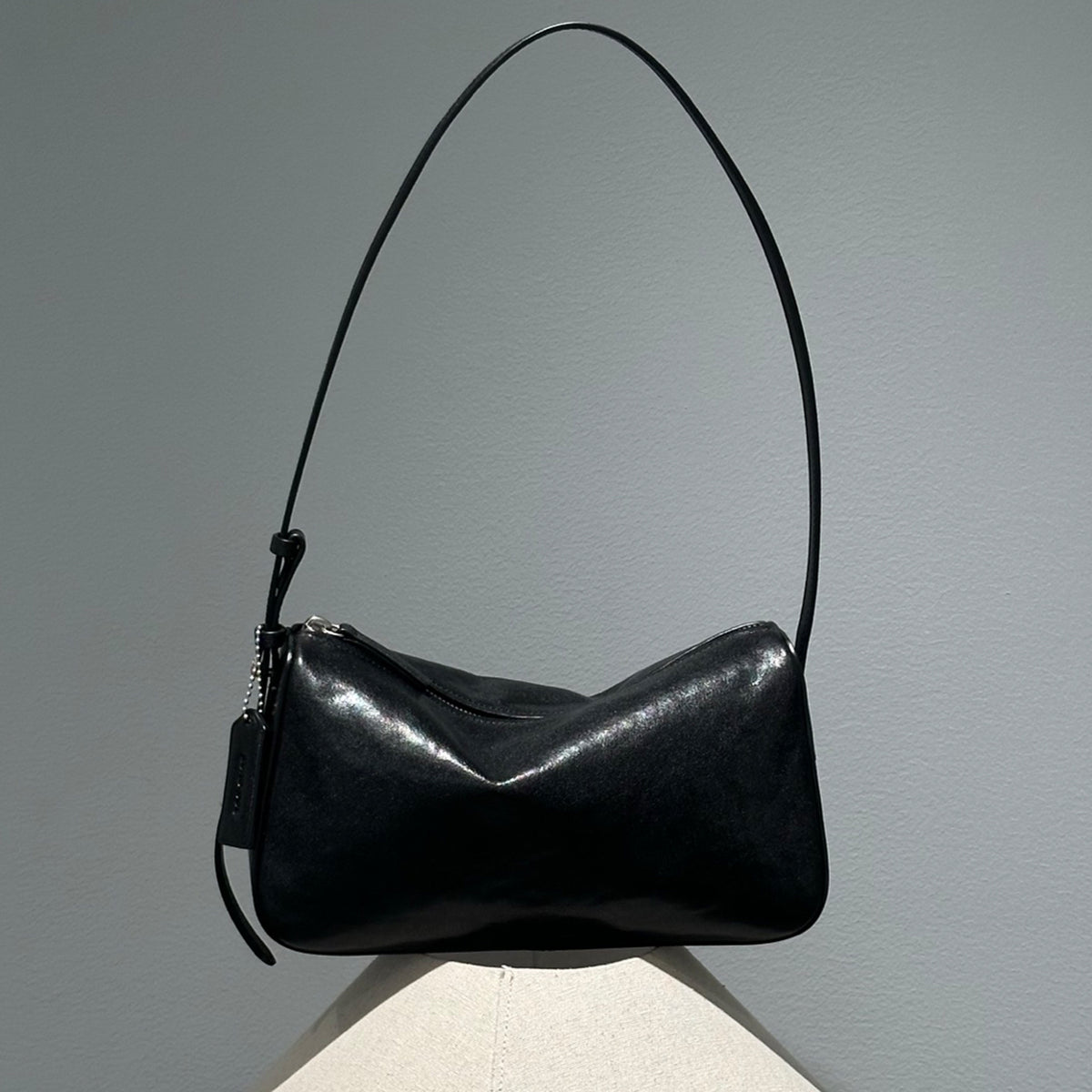 [PD1169] Washed Vegetable-Tanned Top-Grain Cowhide Leather Shoulder & Crossbody Sling Bag for Women PD1169