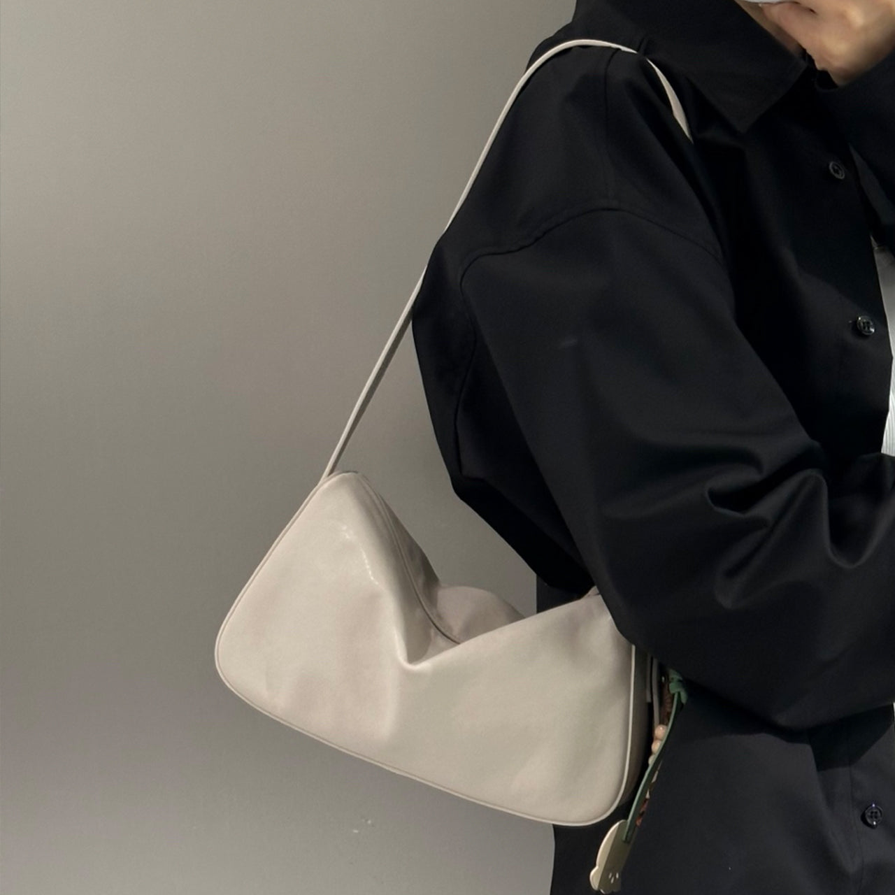 [PD1169] Washed Vegetable-Tanned Top-Grain Cowhide Leather Shoulder & Crossbody Sling Bag for Women PD1169