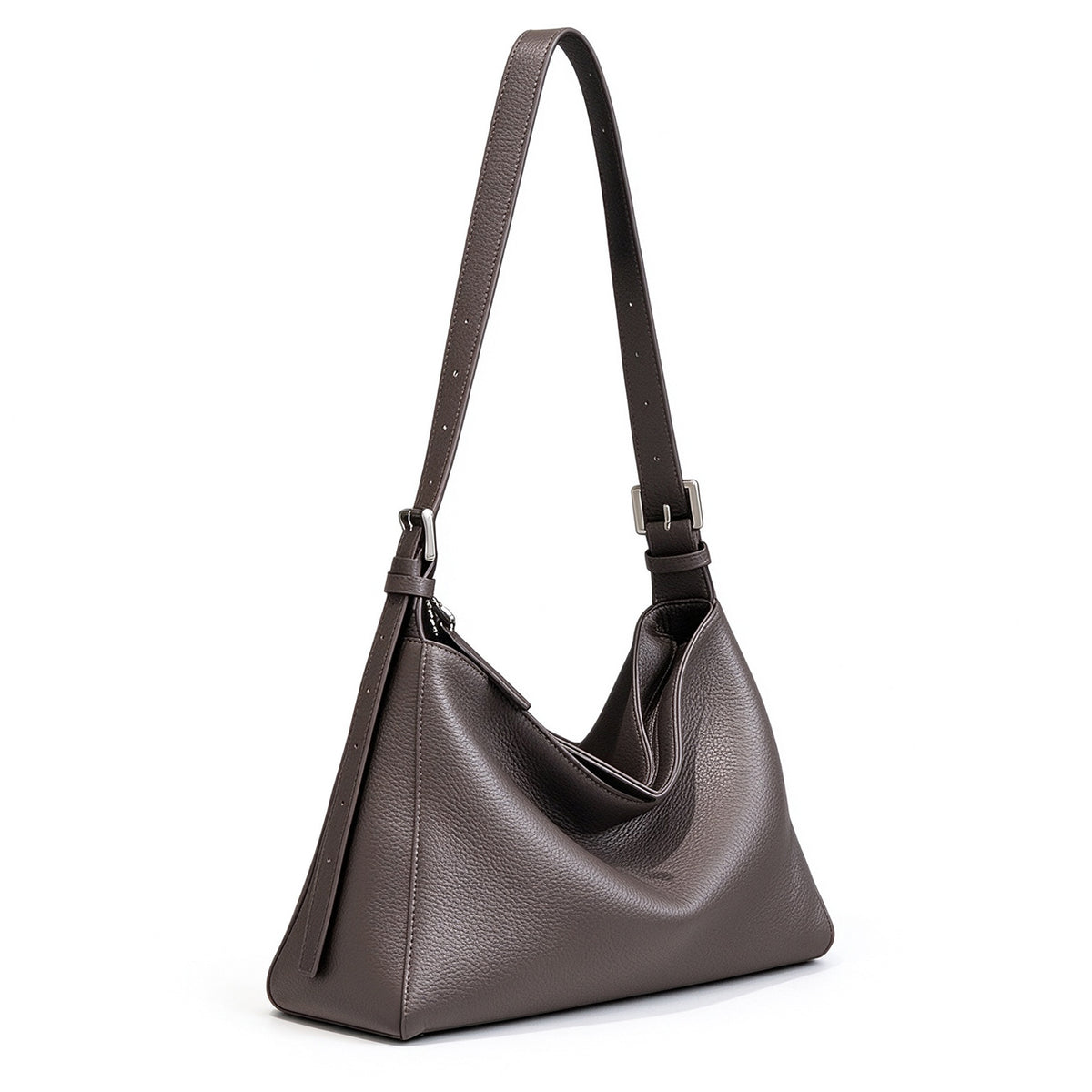 [PD1192] Women's Soft Deer-Grain Top-Grain Cowhide Leather Tote Bag & Hobo Bag – Shoulder, Crossbody & Sling Bag PD1192