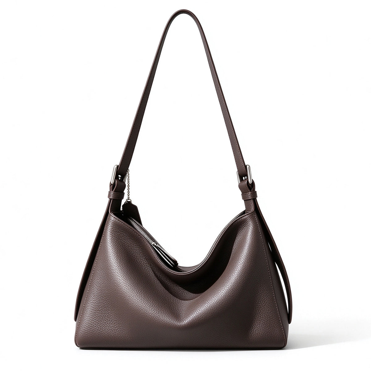 [PD1192] Women's Soft Deer-Grain Top-Grain Cowhide Leather Tote Bag & Hobo Bag – Shoulder, Crossbody & Sling Bag PD1192