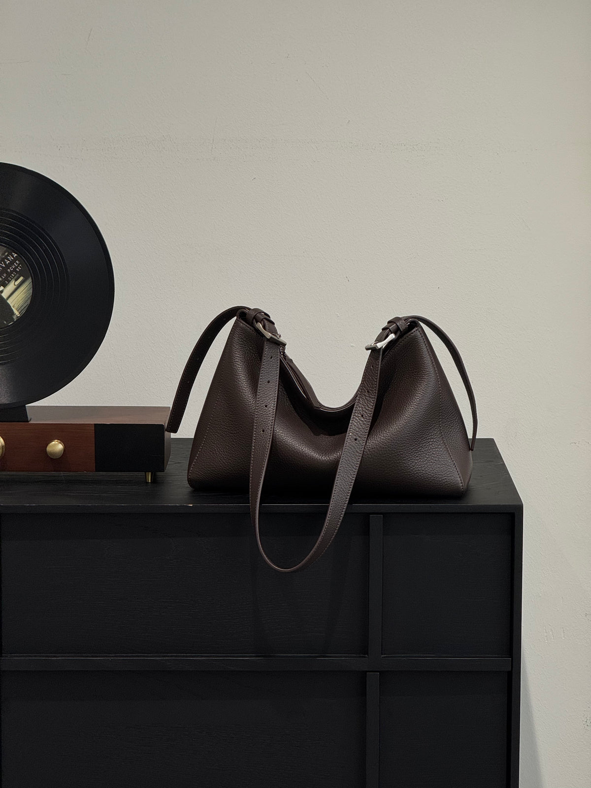 [PD1192] Women's Soft Deer-Grain Top-Grain Cowhide Leather Tote Bag & Hobo Bag – Shoulder, Crossbody & Sling Bag PD1192