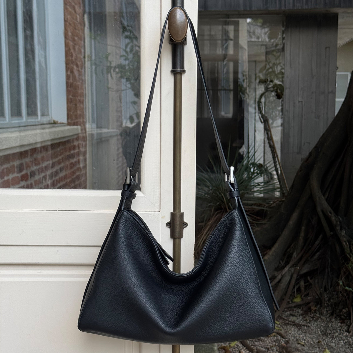 [PD1192] Women's Soft Deer-Grain Top-Grain Cowhide Leather Tote Bag & Hobo Bag – Shoulder, Crossbody & Sling Bag PD1192