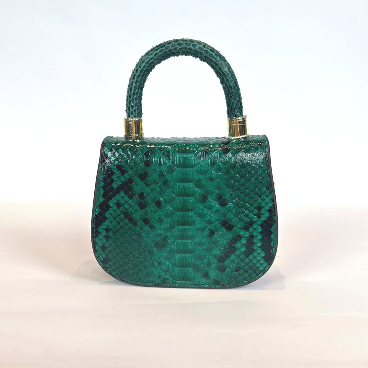 [PD1013] Luxury Grade Python Leather Mini Flap Handbag for Women - Shoulder Bag & Crossbody Bag PD1013