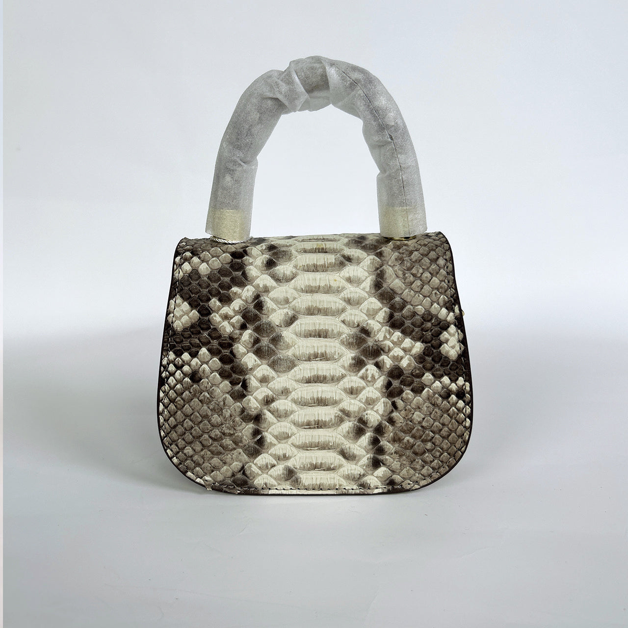 [PD1013] Luxury Grade Python Leather Mini Flap Handbag for Women - Shoulder Bag & Crossbody Bag PD1013