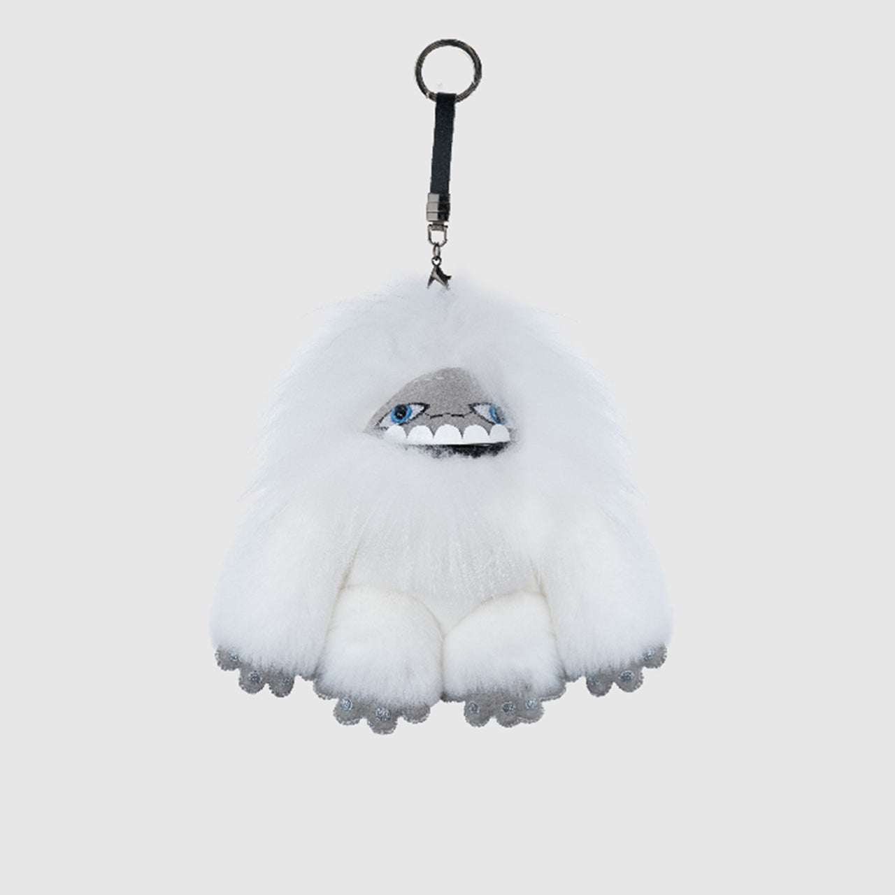 [PZ0182] Luxury Genuine Fur Bag Charm - Faux Snow Beast Plush Toy Keychain for Purses & Handbags  PZ0182
