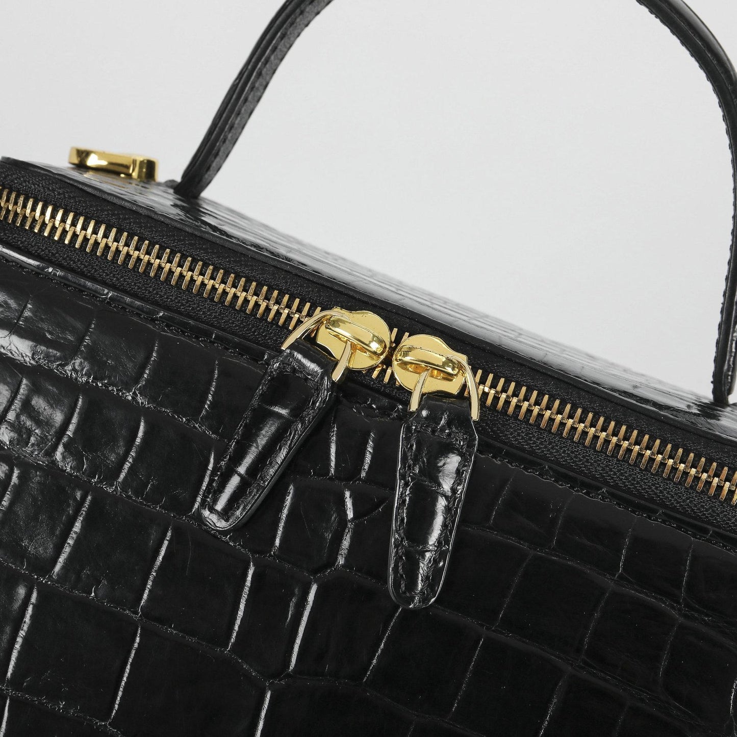 [PD1002] Luxurious genuine crocodile leather vanity bag style 17cm for women PD1002