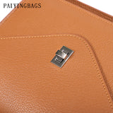 [PD0132]High-quality full-grain leather soft and durable can be worn crossbody or carried by hand messenger bag PD0132