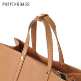 [PD0143 Large] Full Grain Leather Handbag Cowhide Shoulder Crossbody Bag PD0143