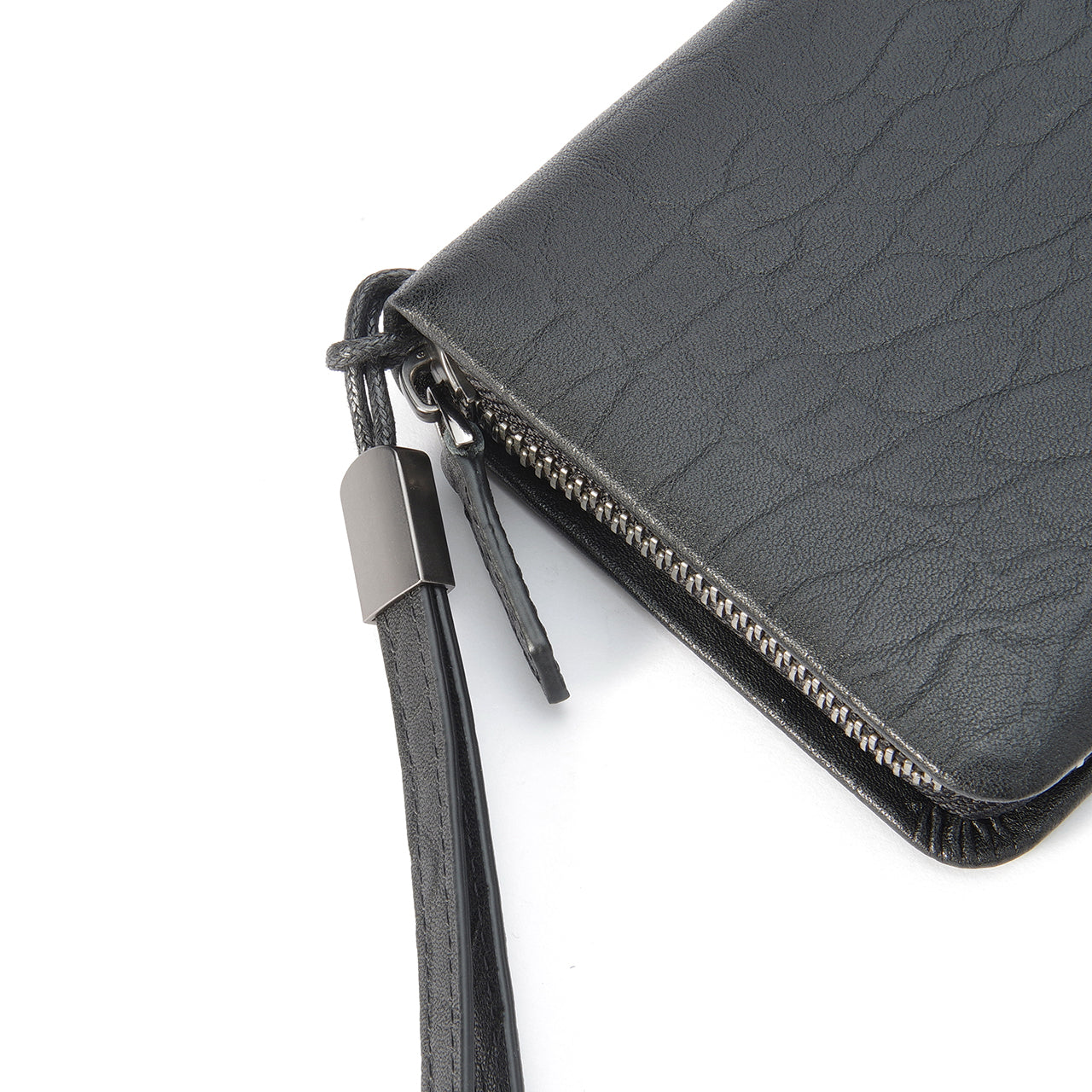 [PD0354]Men's long wallet top grain leather wristlet PD0354