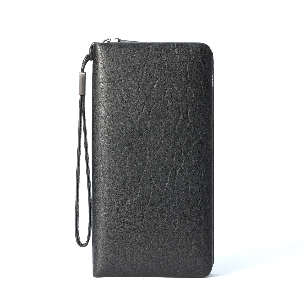 [PD0354]Men's long wallet top grain leather wristlet PD0354