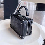 [PD0378]Luxury grade cowhide handbag shoulder and crossbody box bag PD0378